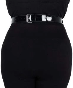 Killstar Bat Babe Gloss Black Statement Belt New Arrivals And Restocks