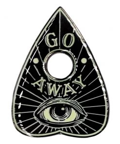 Kreepsville 666 Go Away Glow Planchette Enamel Pin Dark Alternative 7 Kreepsville 666 Go Away Glow Planchette Enamel Pin Dark Alternative