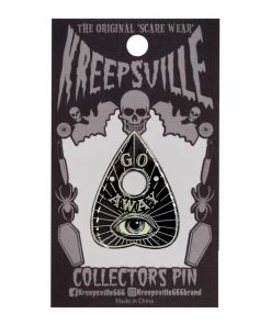 Kreepsville 666 Go Away Glow Planchette Enamel Pin Dark Alternative 6 Kreepsville 666 Go Away Glow Planchette Enamel Pin Dark Alternative