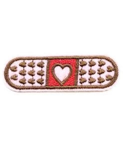 Accessories Kitty Deluxe Iron On Patch Of Mini Heart 'Bandaid'