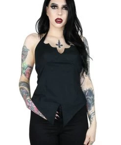 Timeless London Bat Inspired Hater Neck Top