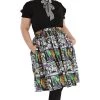 Clothing Hell Bunny Be Afraid 50's Skirt