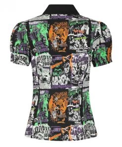 Hell Bunny Be Afraid Blouse Clothing 13 Hell Bunny Be Afraid Blouse Clothing