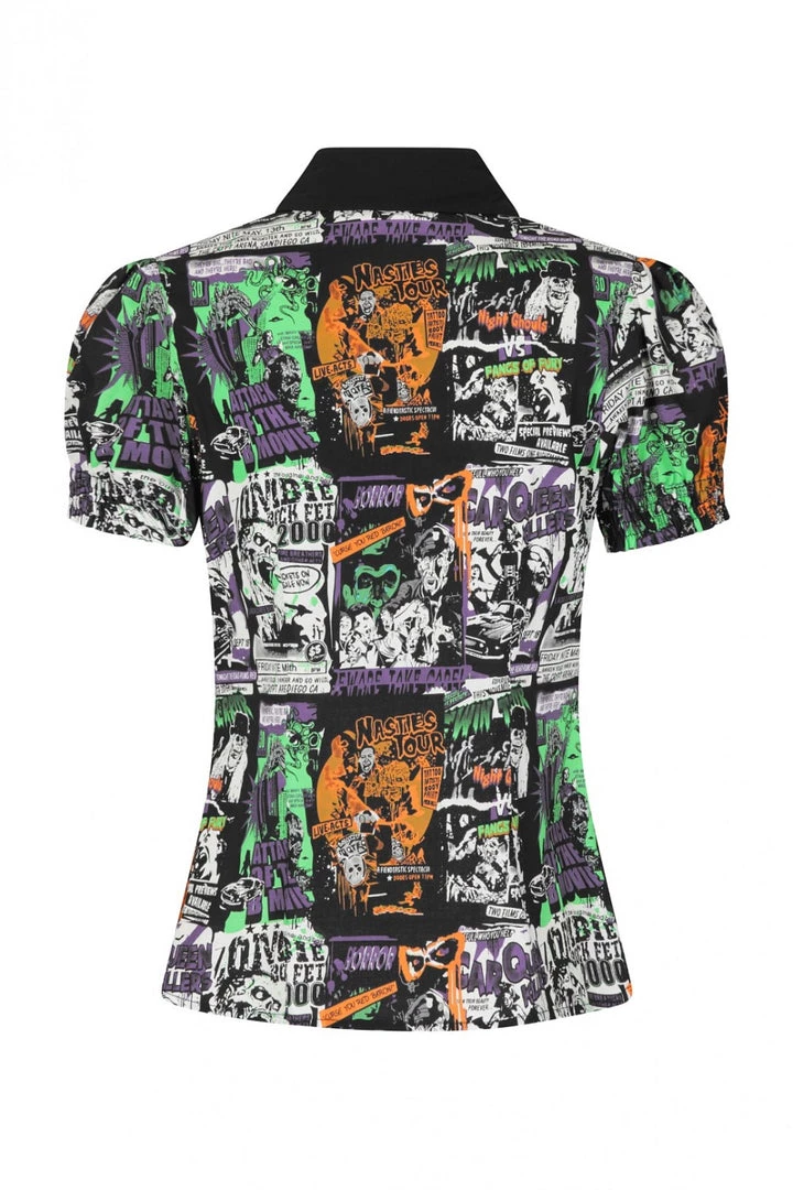 Hell Bunny Be Afraid Blouse Clothing 6 Hell Bunny Be Afraid Blouse Clothing