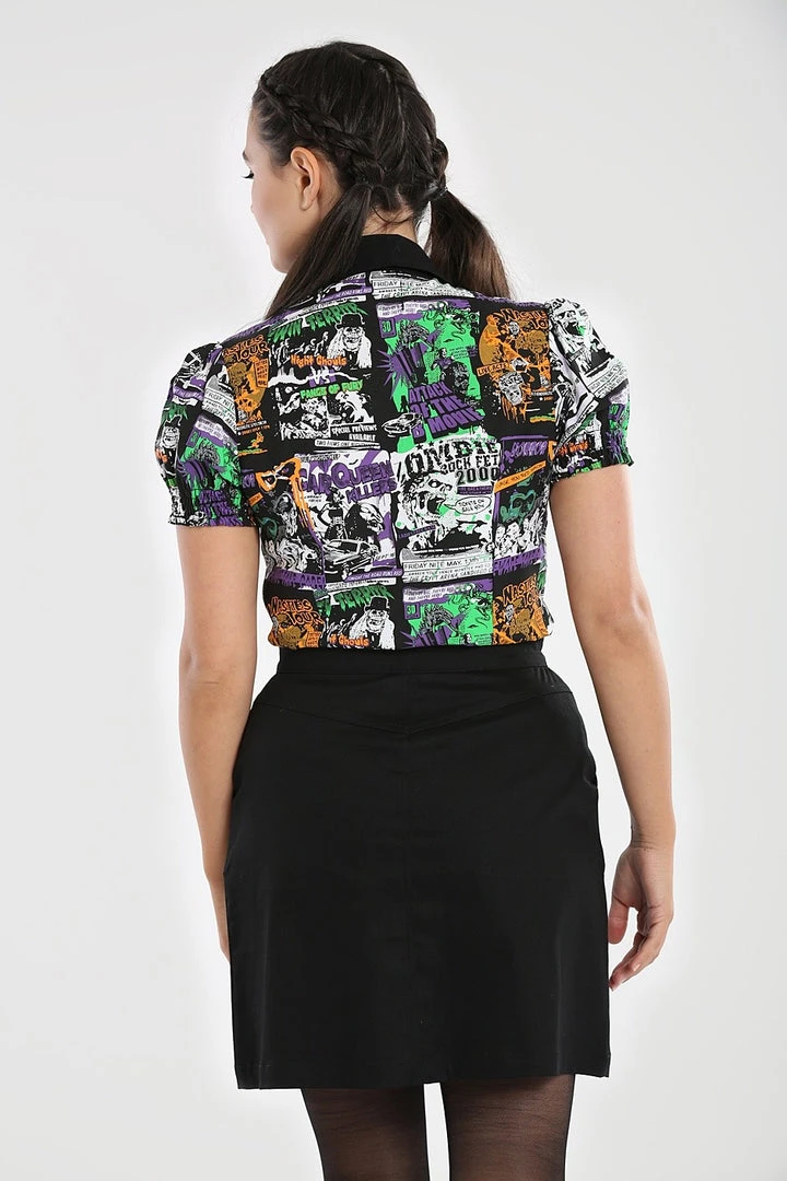 Hell Bunny Be Afraid Blouse Clothing 4 Hell Bunny Be Afraid Blouse Clothing