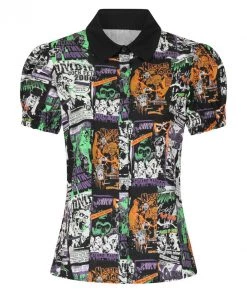 Hell Bunny Be Afraid Blouse Clothing 14 Hell Bunny Be Afraid Blouse Clothing