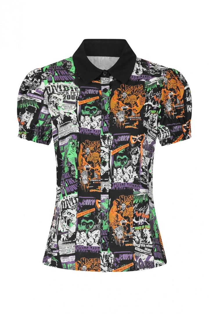 Hell Bunny Be Afraid Blouse Clothing 7 Hell Bunny Be Afraid Blouse Clothing