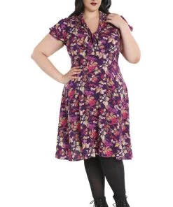 Hell Bunny Berry Crush Mid Dress