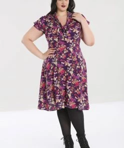 Hell Bunny Berry Crush Mid Dress 10 Hell Bunny Berry Crush Mid Dress