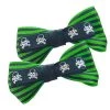 Kitty Deluxe Beetle Bow Pair In Green Accessories