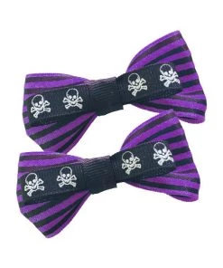 Kitty Deluxe Beetle Bow Pair In Purple