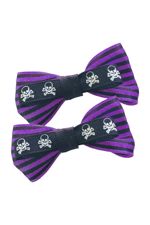 Kitty Deluxe Beetle Bow Pair In Purple 1 Kitty Deluxe Beetle Bow Pair In Purple