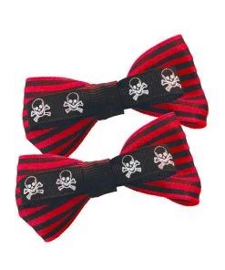 Kitty Deluxe Beetle Bow Pair In Red Accessories