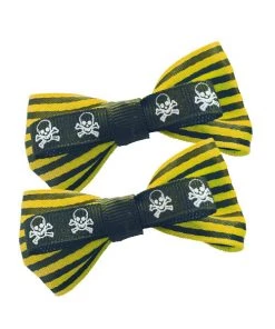 Kitty Deluxe Beetle Bow Pair In Yellow