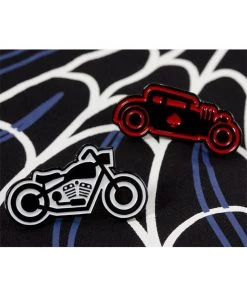 Dark Alternative Kustom Kreeps Hot Rod Enamel Pin