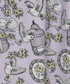 Hell Bunny Birdcage 50's Dress In Lavender 17 Hell Bunny Birdcage 50's Dress In Lavender