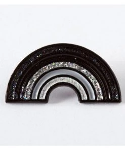 Punky Pins Black Rainbow Enamel Pin Accessories