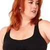 Pamela Mann Hosiery Pamela Mann Curvy Seam Free Comfort Support Top/Bra In Black New Arrivals And Restocks