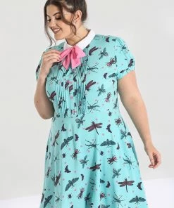 Clothing Hell Bunny Bugs Life Mini Dress