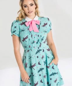 Clothing Hell Bunny Bugs Life Mini Dress