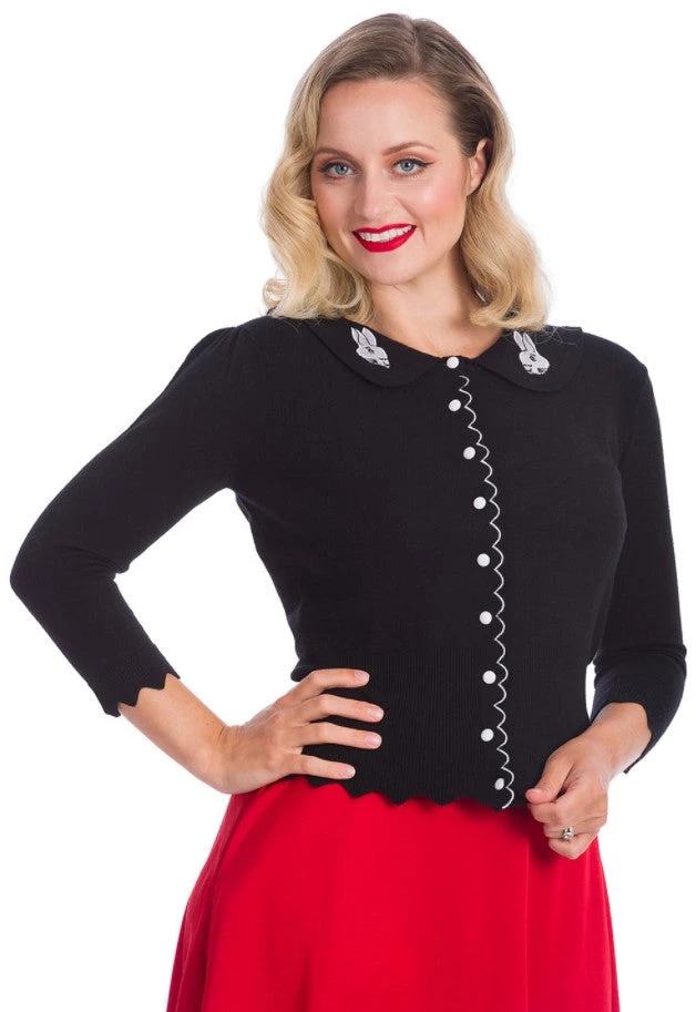 Banned Bunny Hop Cardigan In Black Winter 4 Banned Bunny Hop Cardigan In Black Winter
