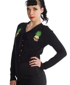 New Arrivals And Restocks Banned Pineapple Skull Cardigan With Tie Neck 9 New Arrivals And Restocks Banned Pineapple Skull Cardigan With Tie Neck