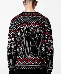 Killstar Catmas Knit Sweater Winter 19 Killstar Catmas Knit Sweater Winter