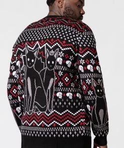 Killstar Catmas Knit Sweater Winter 22 Killstar Catmas Knit Sweater Winter