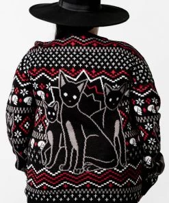 Killstar Catmas Knit Sweater Winter 24 Killstar Catmas Knit Sweater Winter