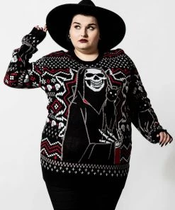 Killstar Catmas Knit Sweater Winter 25 Killstar Catmas Knit Sweater Winter