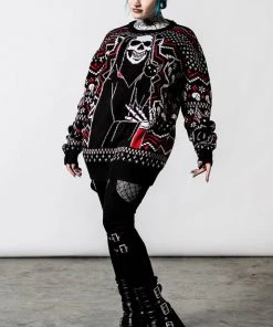 Killstar Catmas Knit Sweater Winter 27 Killstar Catmas Knit Sweater Winter