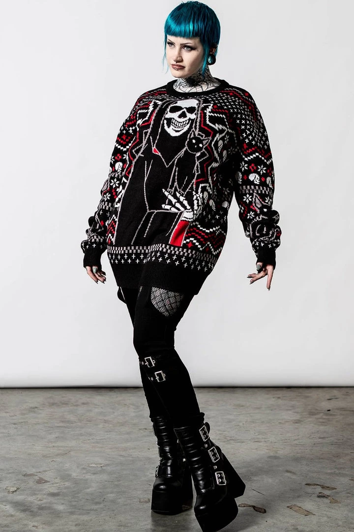 Killstar Catmas Knit Sweater Winter 13 Killstar Catmas Knit Sweater Winter