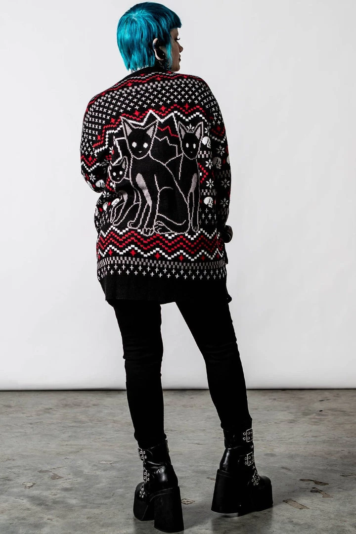 Killstar Catmas Knit Sweater Winter 14 Killstar Catmas Knit Sweater Winter