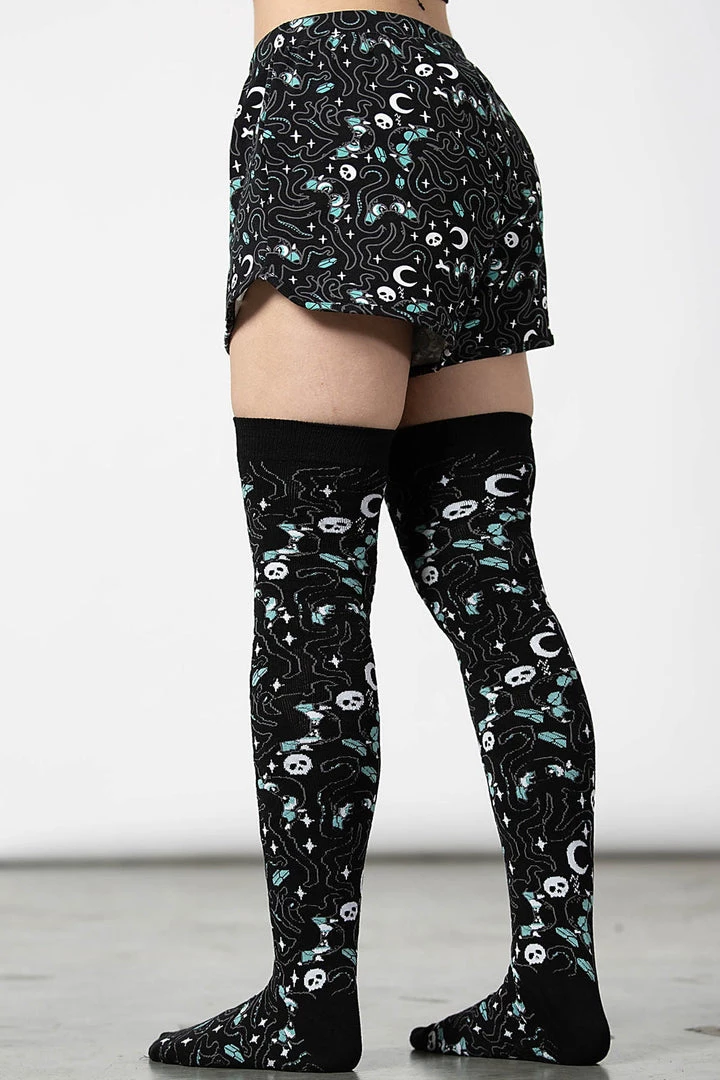 New Arrivals And Restocks Killstar Cthulhu Knee-High Socks In Black Octopus 3 New Arrivals And Restocks Killstar Cthulhu Knee-High Socks In Black Octopus