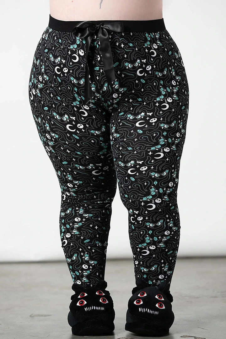 Killstar Cthulhu Lounge Pants Octopus Print! 3 Killstar Cthulhu Lounge Pants Octopus Print!