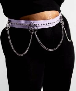 Dark Alternative Killstar Curses Lilac Statement Belt 7 Dark Alternative Killstar Curses Lilac Statement Belt