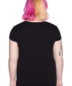 Clothing Killstar Cat Lord Scoop Neck Tee T-Shirt 9 Clothing Killstar Cat Lord Scoop Neck Tee T-Shirt