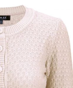 New Arrivals And Restocks MAK Sweaters Chunky Vintage Knit Cardigan With 3/4 Sleeves In Blush 7 New Arrivals And Restocks MAK Sweaters Chunky Vintage Knit Cardigan With 3/4 Sleeves In Blush