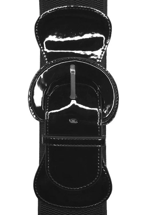 Kitty Deluxe Wide Cinch Belt In Black 1 Kitty Deluxe Wide Cinch Belt In Black