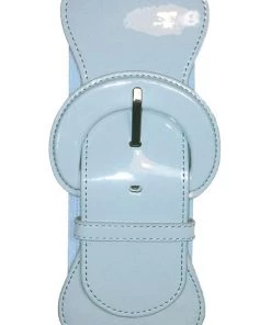 Accessories Kitty Deluxe Wide Cinch Belt In Light Blue