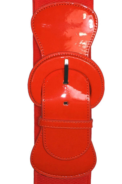 Kitty Deluxe Wide Cinch Belt In Tangerine 1 Kitty Deluxe Wide Cinch Belt In Tangerine