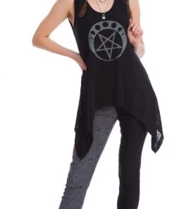 Banned Circle Flock Asymmetric Hem Top Winter 7 Banned Circle Flock Asymmetric Hem Top Winter