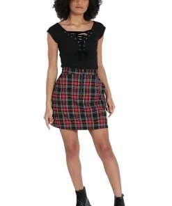 Hell Bunny Clash Mini Skirt Winter