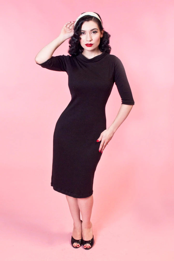 Heart Of Haute Super Spy Dress In Black Soft And Stretchy 4 Heart Of Haute Super Spy Dress In Black Soft And Stretchy