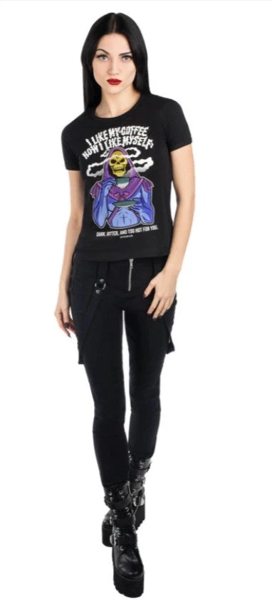 Killstar "Dark And Bitter" Ringer Tee T-Shirt Clothing 4 Killstar "Dark And Bitter" Ringer Tee T-Shirt Clothing