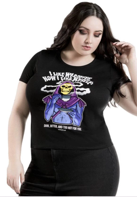 Killstar "Dark And Bitter" Ringer Tee T-Shirt Clothing 2 Killstar "Dark And Bitter" Ringer Tee T-Shirt Clothing