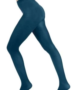 Pamela Mann Hosiery Curvy Super-Stretch 50 Denier Tights In Dark Teal New Arrivals And Restocks