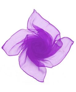 Accessories Kitty Deluxe Sheer Chiffon Scarf In Deep Purple