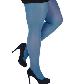Pamela Mann Hosiery 50 Denier Opaque Pantyhose In Blue (Denim) Winter
