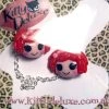 Accessories Kitty Deluxe Cardigan Clips In Red Dollies Design
